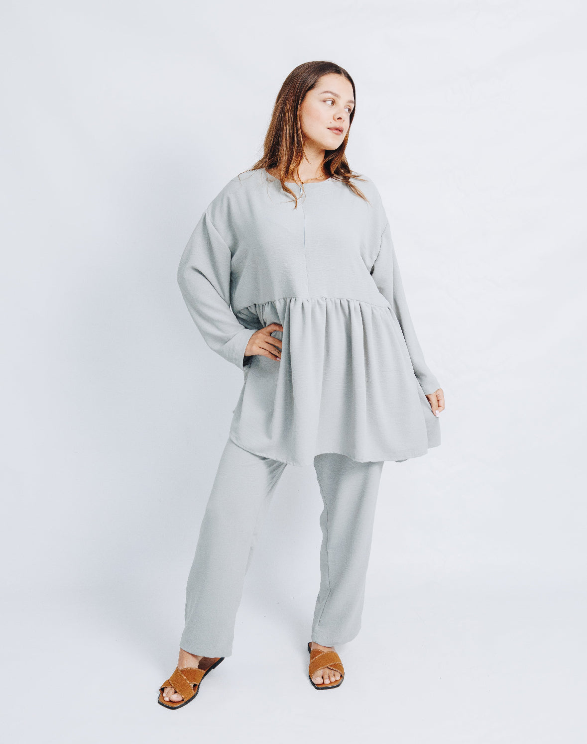 Sale-Grey/Blue Mom track set