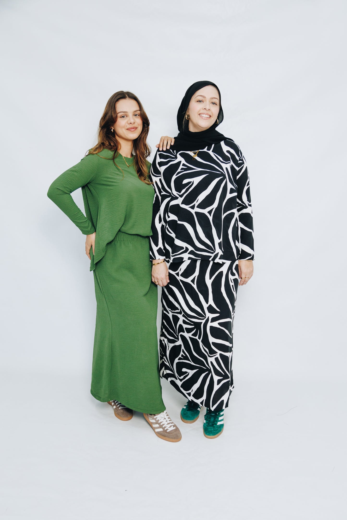 Shade of Green skirt set