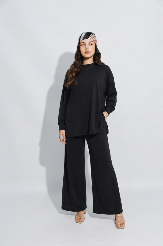 Black Luxe Lounge Set