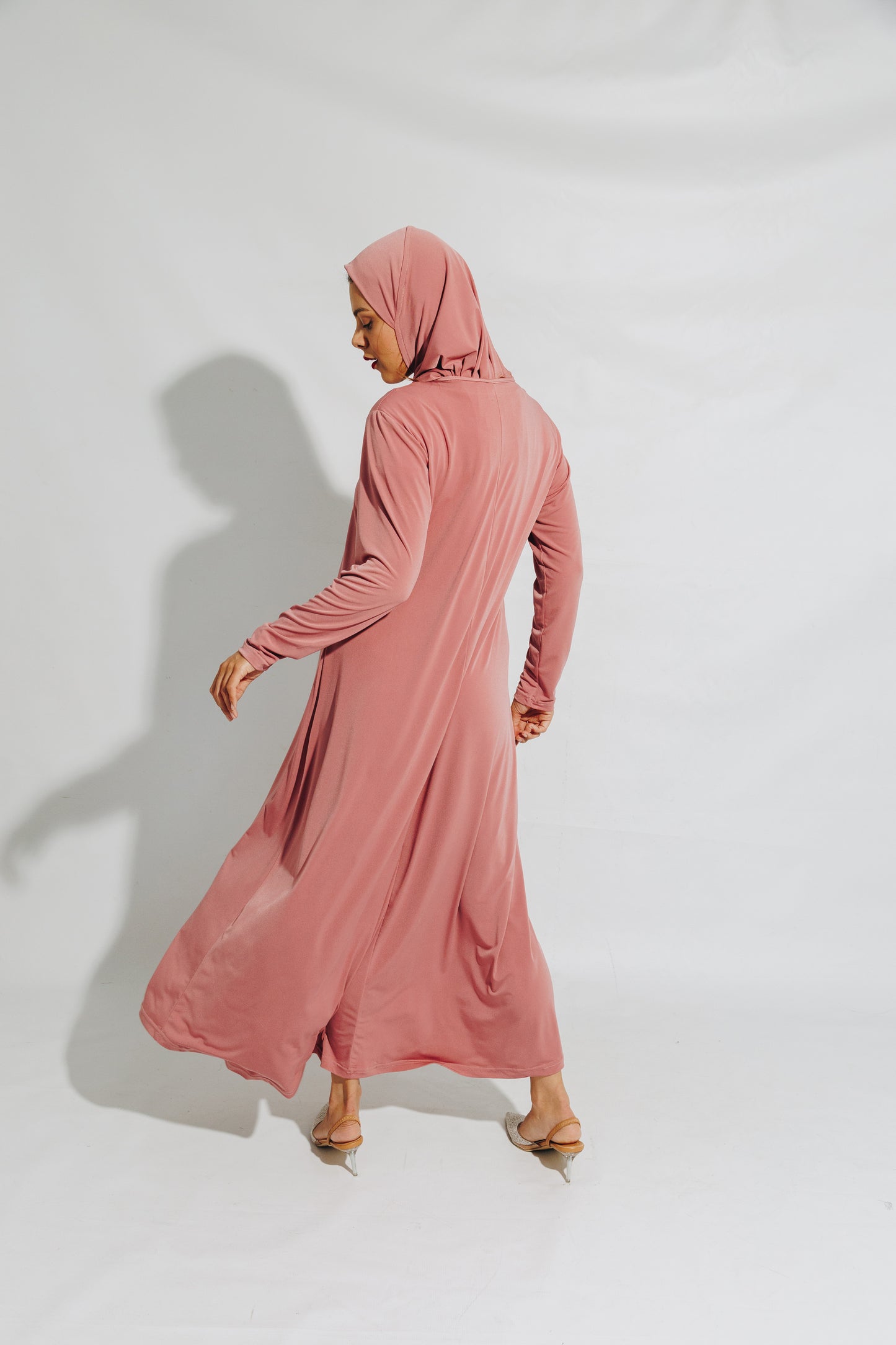 Dusty Pink Abayah&Burkie