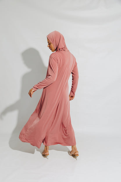 Dusty Pink Abayah&Burkie