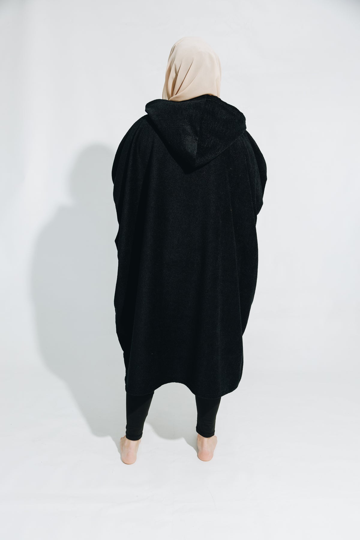 Black Beach Poncho