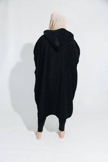 Black Beach Poncho