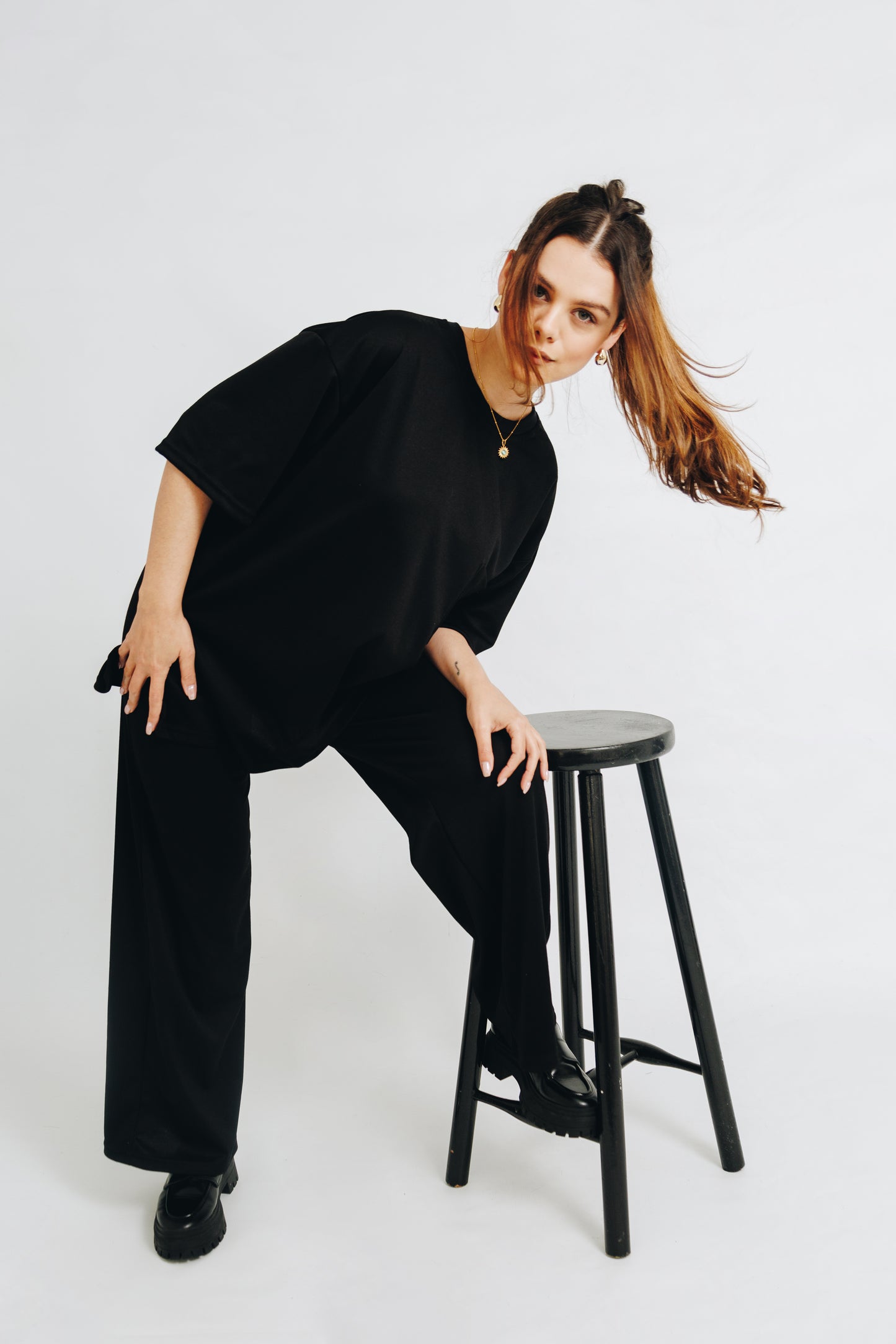Black Tshirt&Trouser