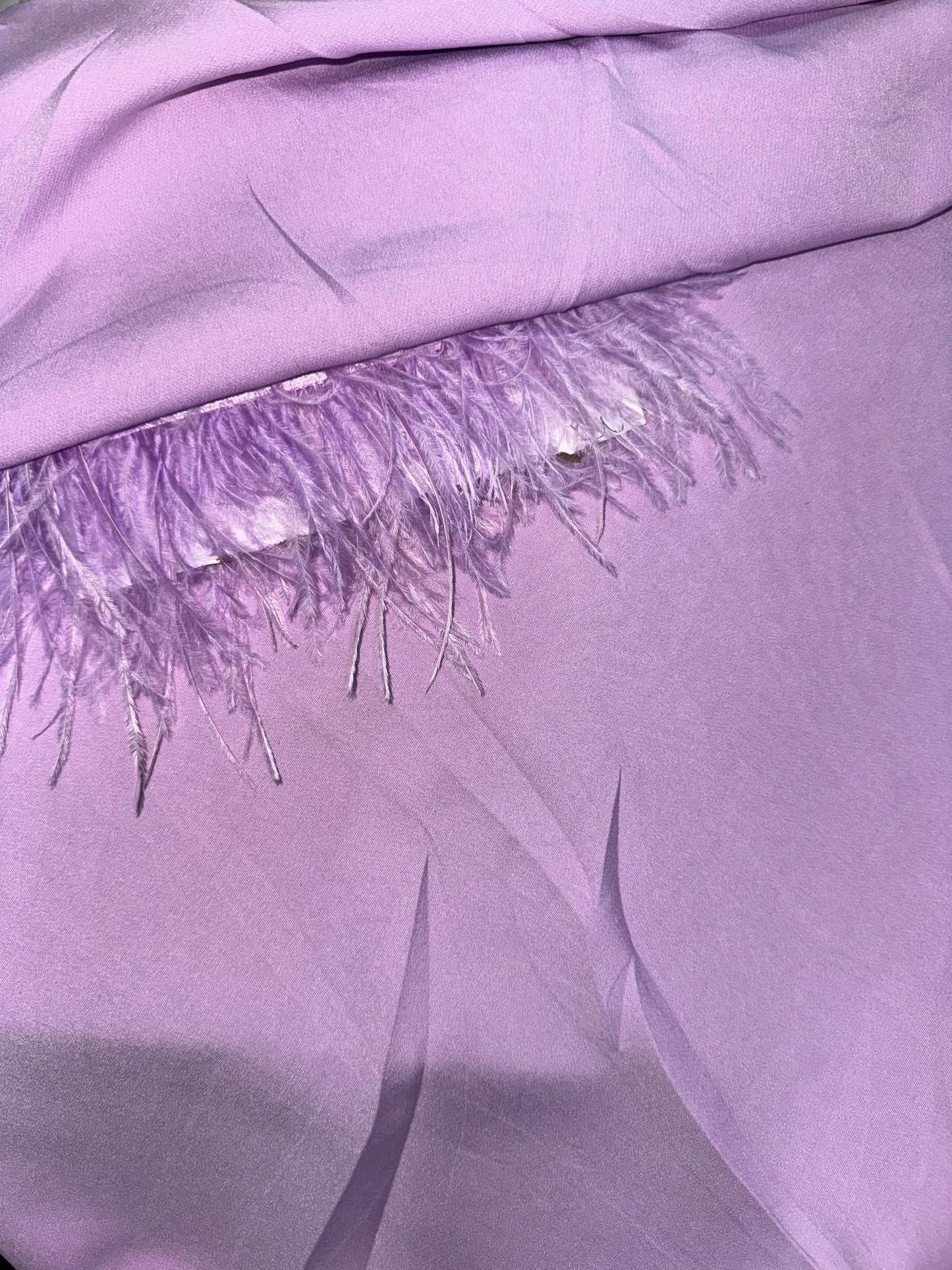 Lilac-Feathered Kaftan