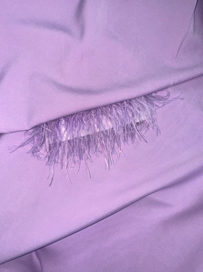 Lilac-Feathered Kaftan