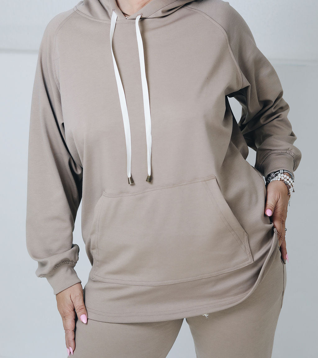 Black Ponti Hoody&Trackpant