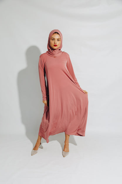 Dusty Pink Abayah&Burkie