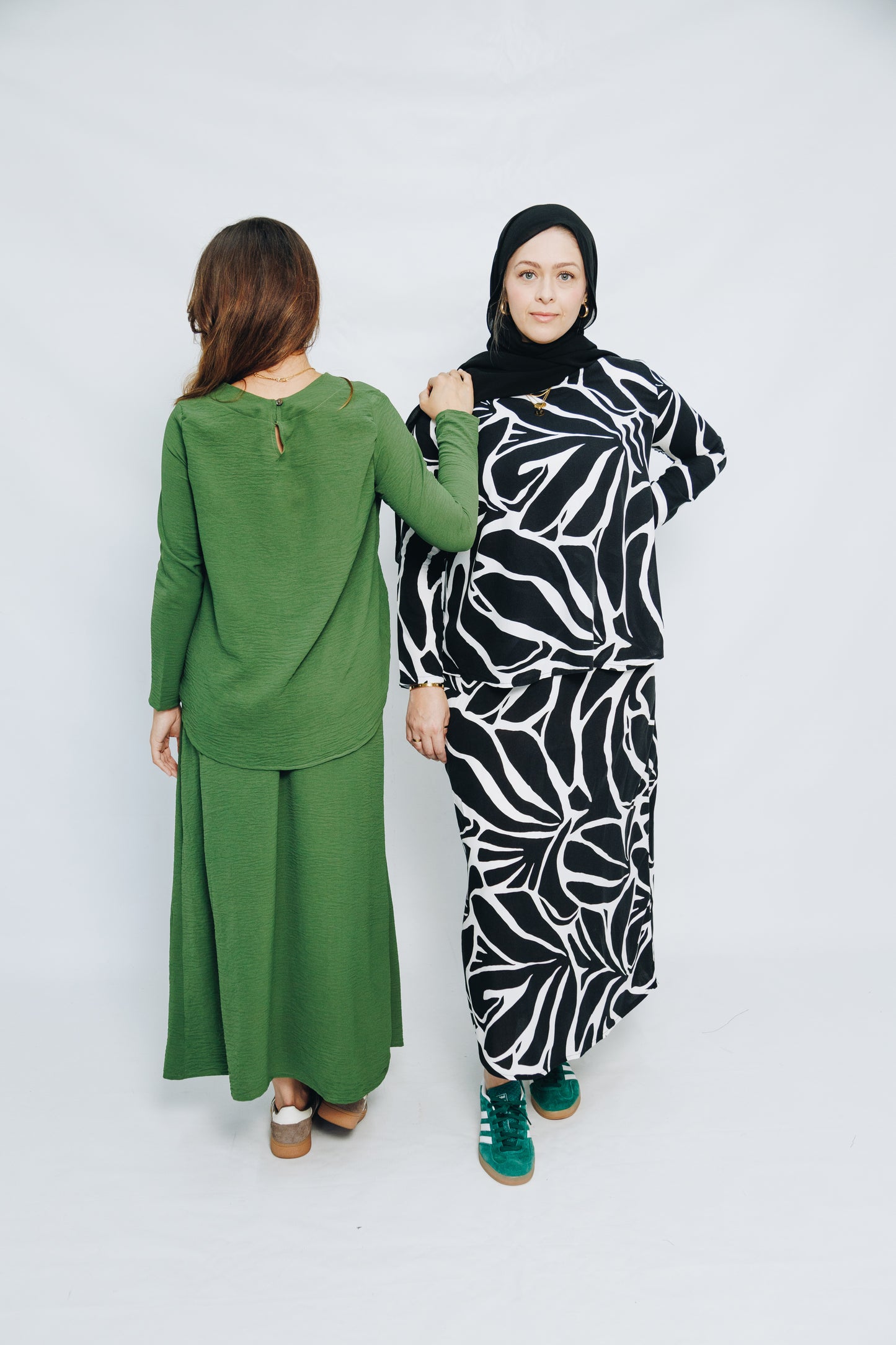 Shade of Green skirt set