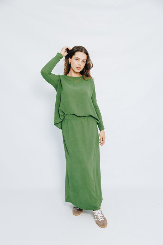 Shade of Green skirt set