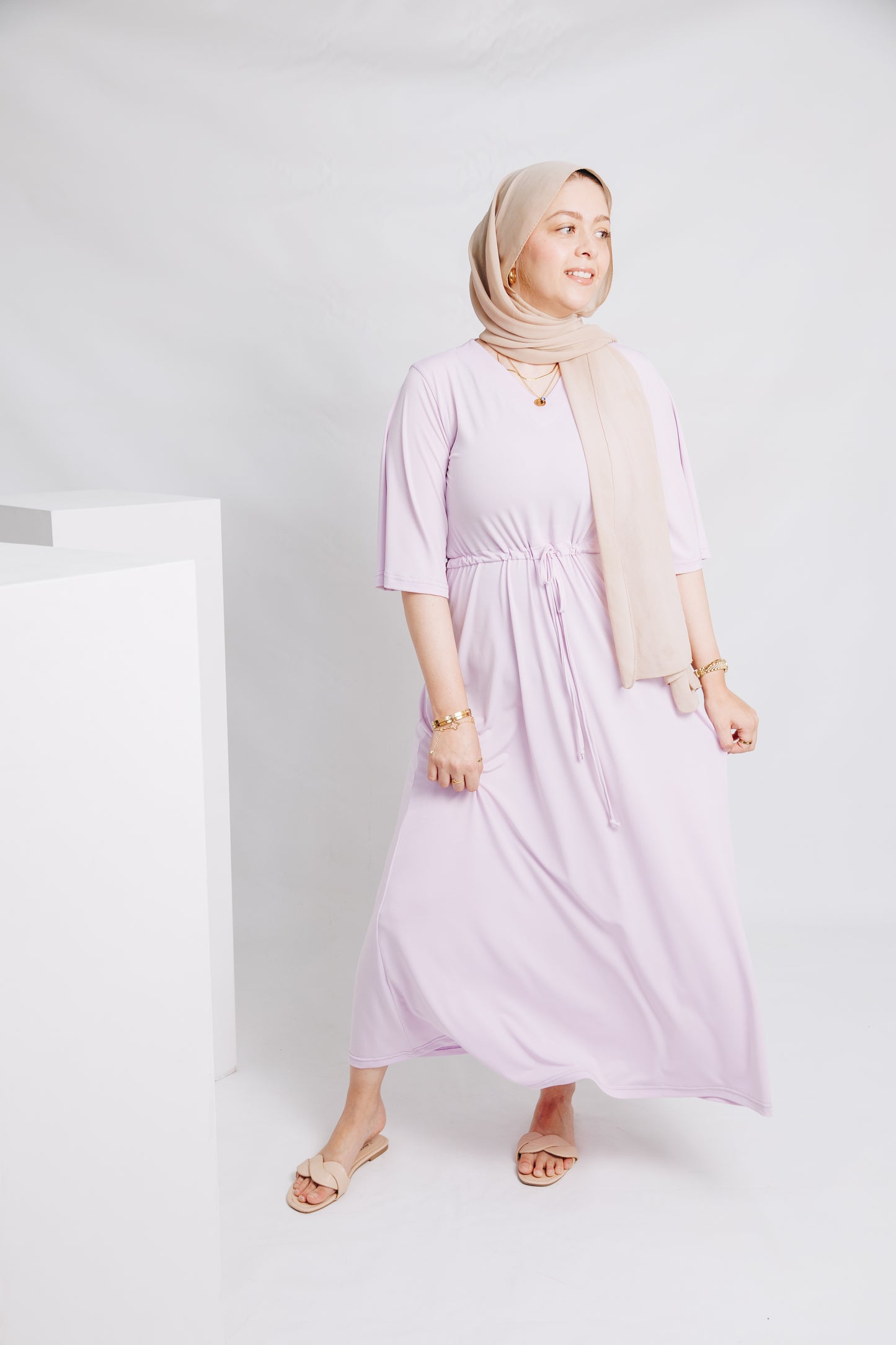 SALE - Lilac Slinky dress