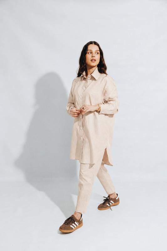 Beige Linen Essential Set