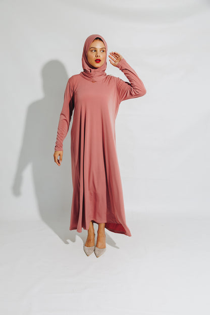 Dusty Pink Abayah&Burkie