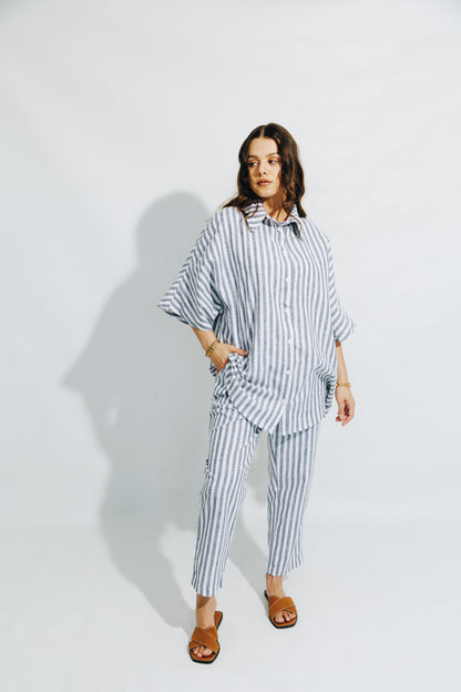 LINEN Nautical Stripe - Co-Ord Set