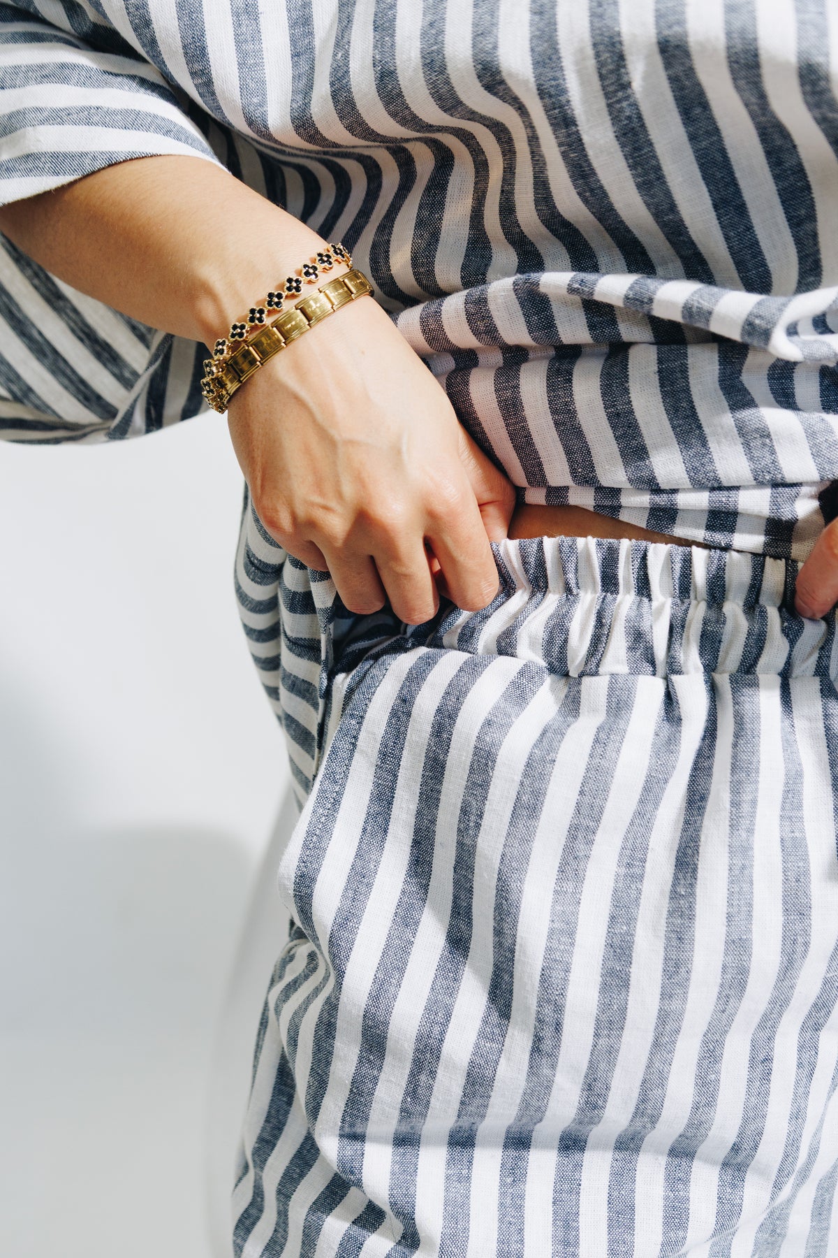 LINEN Nautical Stripe - Co-Ord Set