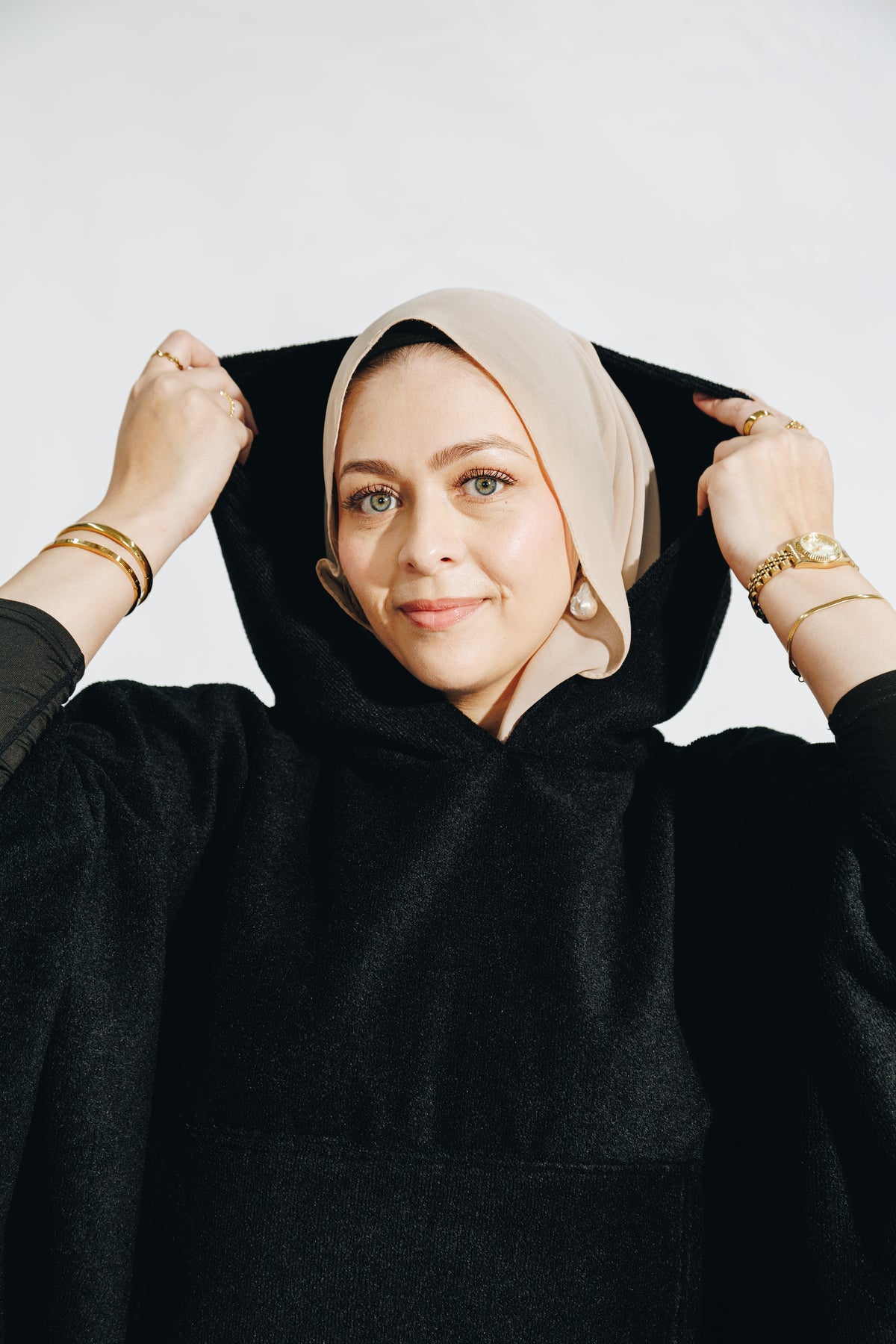 Black Beach Poncho