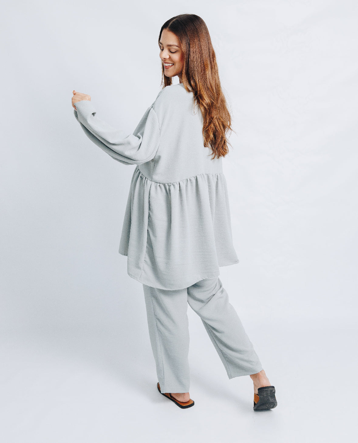 Sale-Grey/Blue Mom track set