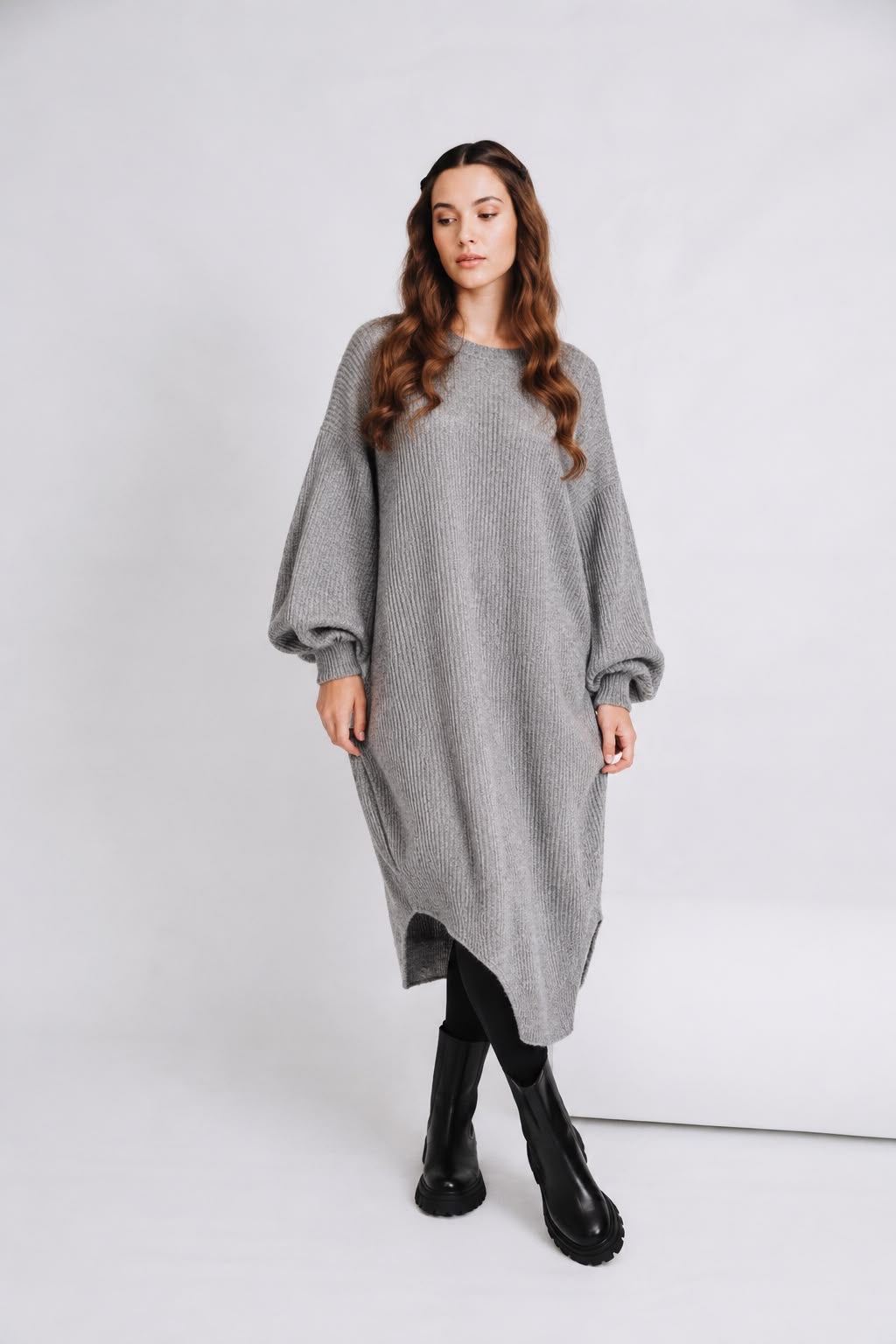 Balloon Sleeve Dress