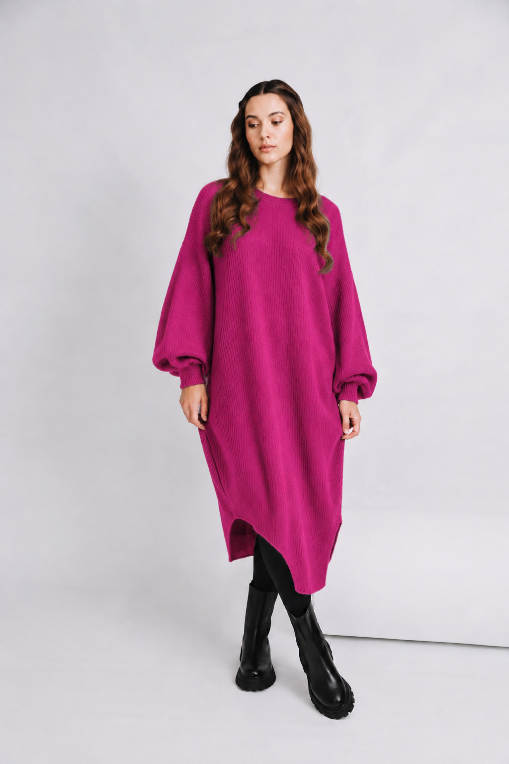 Balloon Sleeve Dress