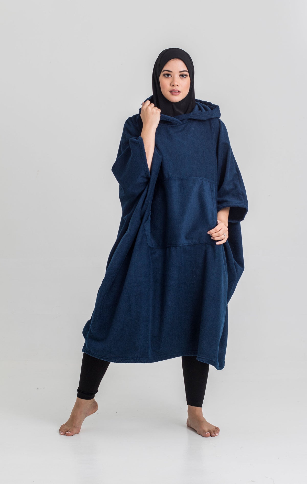 royal blue Beach Poncho