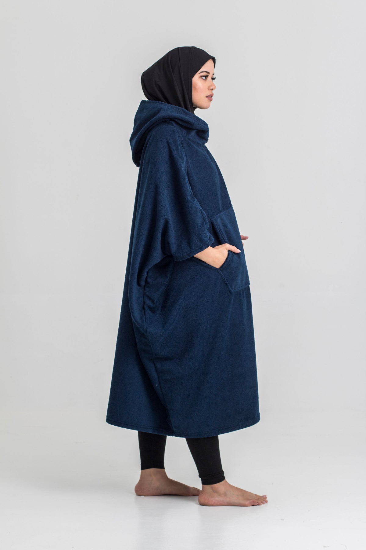 royal blue Beach Poncho